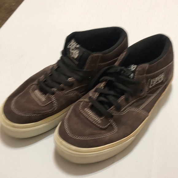 brown half cab vans